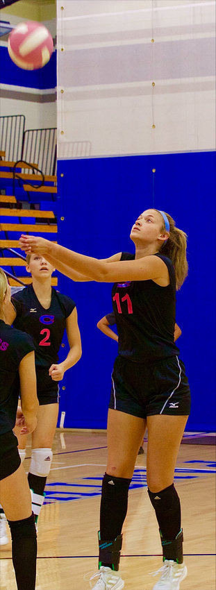 Lauren Torrance, who led St. Mary's Colgan with 410 kills, has been named volleyball players of the year by the Morning Sun sports department.