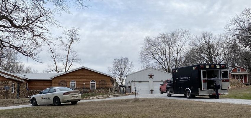 One suspect was arrested Monday following a raid at a rural Baxter Springs home on Southeast Prairie Road.