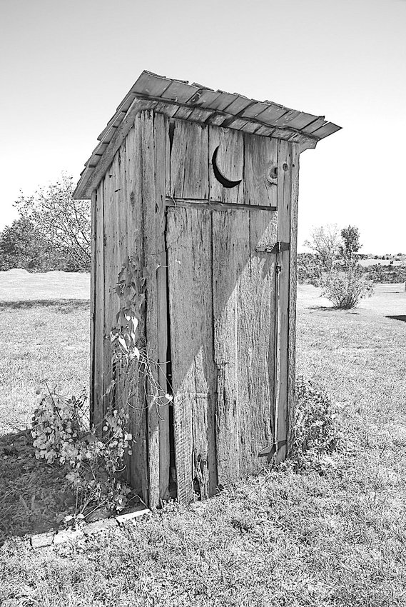 Classic outhouse.