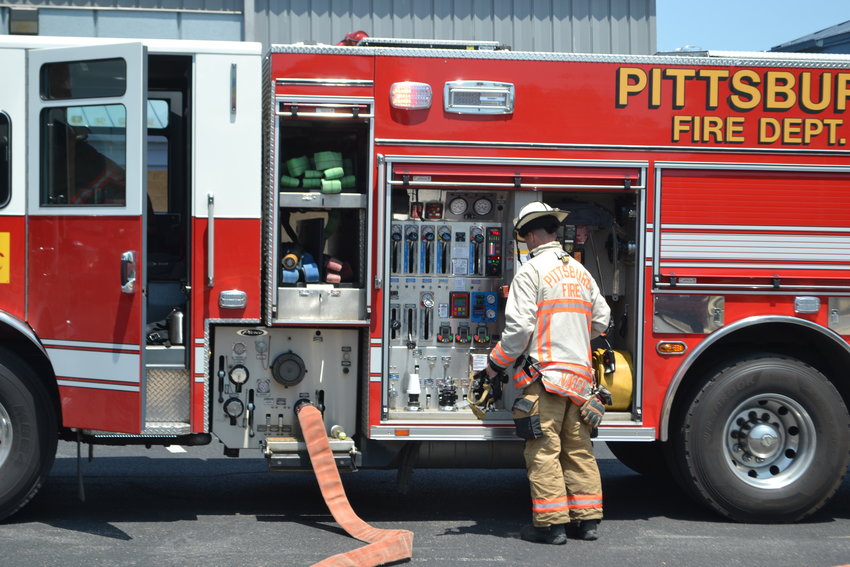A Pittsburg firefighter on-scene protecting the community. PFD is looking for motivated and passionate people to join their ranks and will be holding a job fair on Saturday, Feb. 4, at Station One, 911 W. 4th, from 9 a.m. to noon to recruit new candidates into the department.