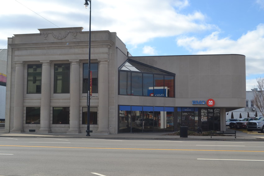 The front of BMO-Harris Bank at 5th and Broadway in Pittsburg. The announcement made by the Pittsburg State University Kelce College of Business to take over the site for new classrooms and offices has many customers concerned about the future of the local bank branch.&nbsp;