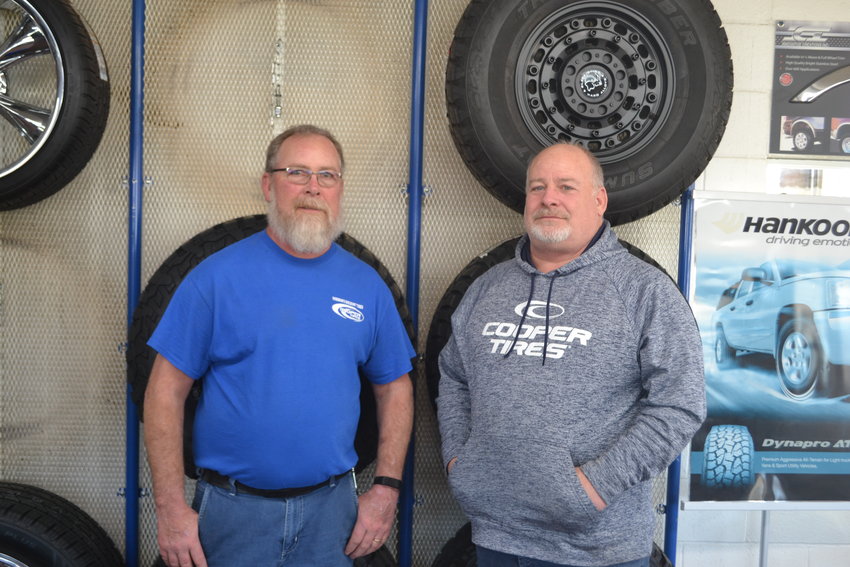 Brothers Joe and Scott Wiseman, owners of Wiseman&rsquo;s Discount Tires in Frontenac, have kept the family business going for over thirty years.