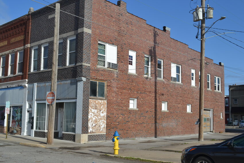 This property at 106 W. 3rd Street is being developed into a pair of art studios, which will host classes in ceramics and glass-making, and three apartments on the top floor.