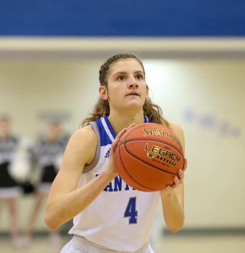 St. Mary's Colgan's Lily Brown posted averages of 22 points, 11 rebounds and 3 steals per game for the 24-1 Panthers. COURTESY PHOTO