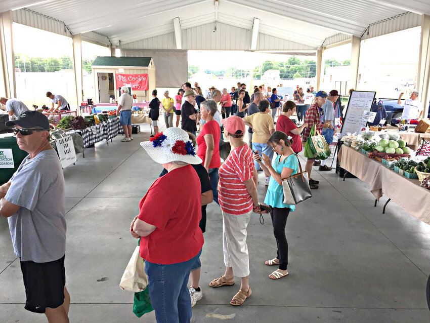 Each year, the Pittsburg Farmers Market draws Saturday morning crowds to the pavilion nestled between East 11th and East 12th streets, across from Hutchinson Field.