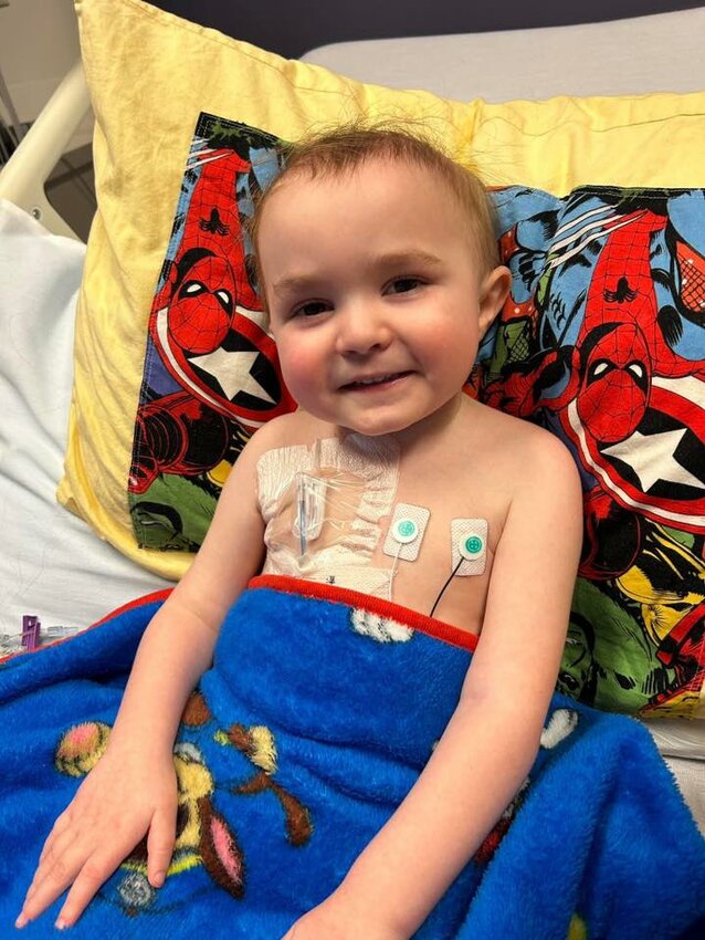 Peter Graham, 3, has acute lymphoblastic leukemia PH+.