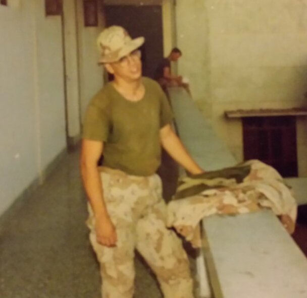 The author as a young Marine Lance-Corporal in Mogadishu, Somalia, January, 1993.