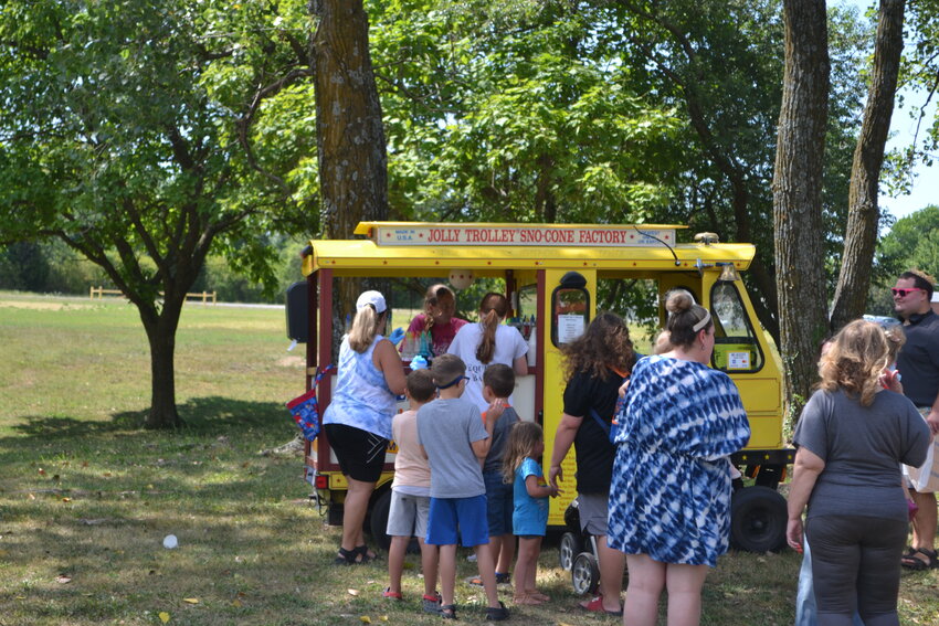 The Jolly Trolley was at Wacky Wednesday this week to provide cool treats on a warm summer day.