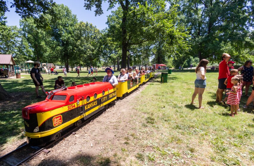 The miniature train is a favorite of adults and children alike at Lincoln Park&rsquo;s Kiddieland in Pittsburg.