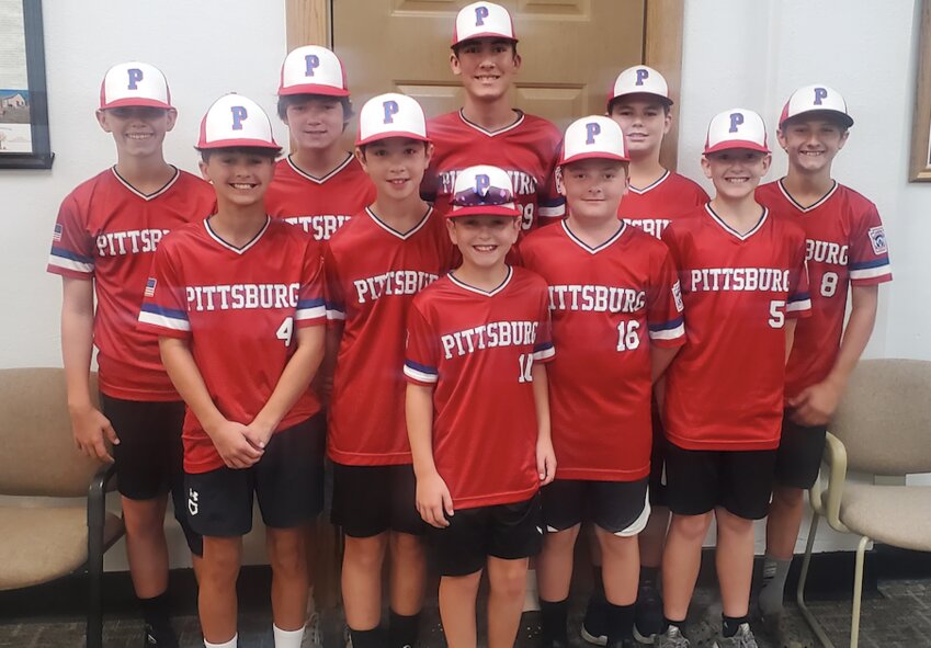 Members of the 12-year-old Pittsburg All-Stars Little League team. Having won the state championship, the All-Stars are now on their way to the Regional World Series in Indianapolis. The county commission decided to grant them $500 for &ldquo;ice cream&rdquo; and other expenses.&nbsp;