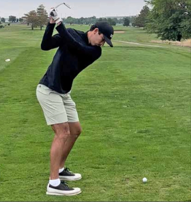 Vinny Pile, a junior at Frontenac High School, finished in sixth place last month in the Class 3A state golf tournament at Mariah Hills Golf Course in Dodge City.