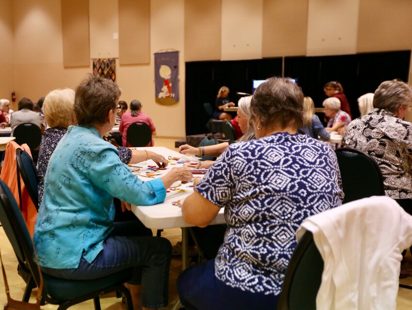 As a part of Little Balkans Days, residents gathered at Pittsburg Presbyterian Church on Tuesday for the Little Balkans Quilt Guild Felt Embroidery Class, which offered the creation of beautiful designs and keepsakes with a hands-on felt embroidery class.