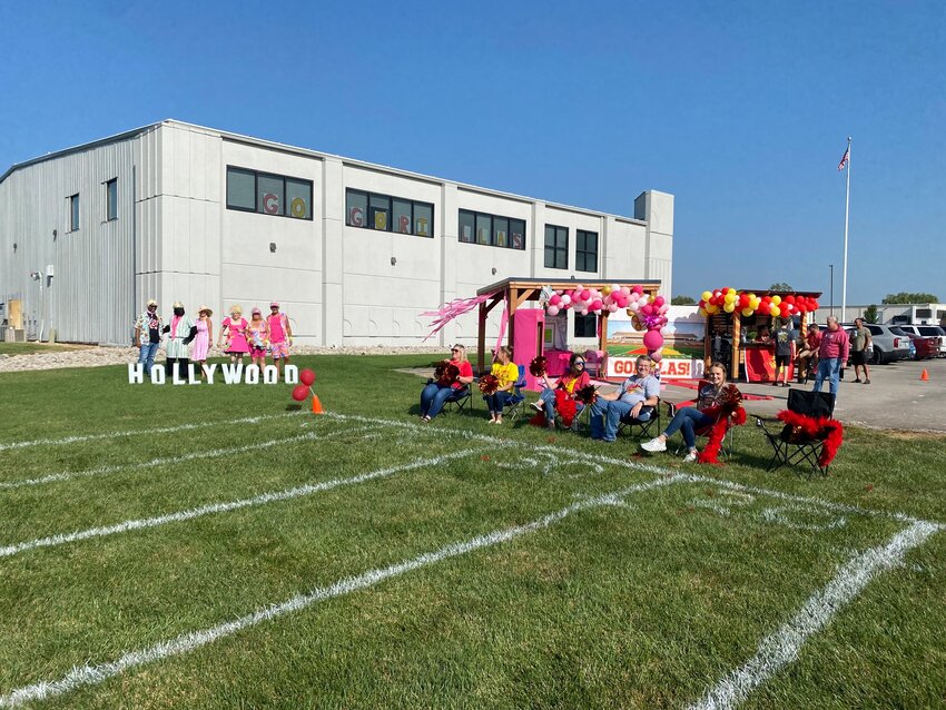 The winner of the 2023 Paint the Town Red decorating contest in Division I (76 or more employees) was Backyard Discovery.