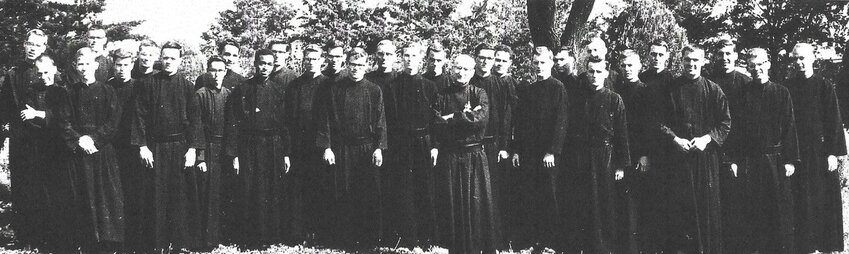 Passionist Fathers novitiate class of 1964.