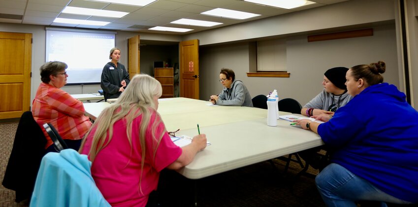 Starting on Tuesday, the Girard Public Library hosted area residents and the K-State Research and Extension Wildcat District for the first session of its Supplemental Nutrition Assistance Program &mdash; Education nutrition and cooking class which offers help for people to learn and be more knowledgeable about their nutrition. Starting at 5:30 p.m., remaining dates are Jan. 9, Jan. 16, Jan. 23, Jan. 30, and Feb. 6.