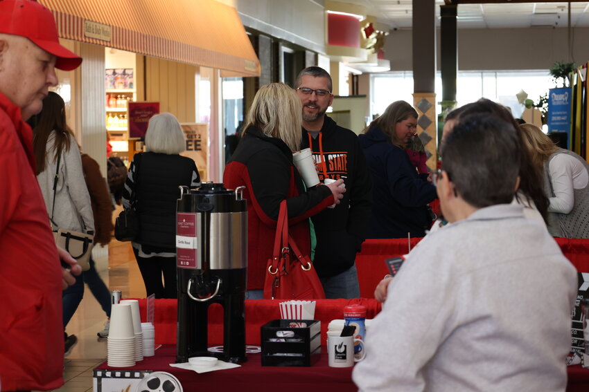 Visitors and vendors mingle at Pittsburg&rsquo;s Meadowbrook Mall during last year&rsquo;s BizExpo. This year, the event will be held on Friday and Saturday, February 23rd and 24th.