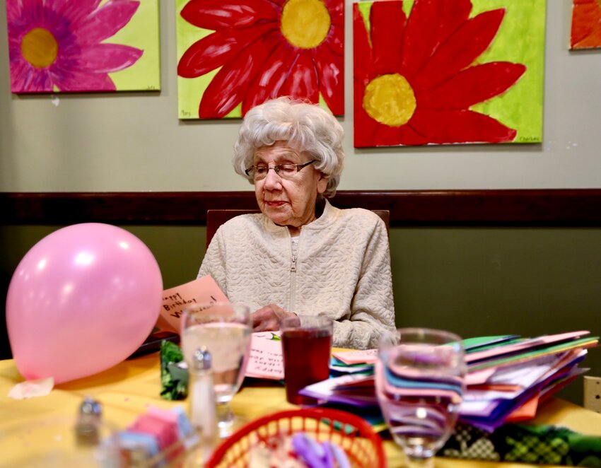 Willadean Bever, who turns 102 years young on Saturday, celebrated her birthday early on Thursday at Homestead Senior Living. Mr. Bever was joined by her family, friends, and community members in festivities that featured cake, refreshments, and plenty of reminiscing.