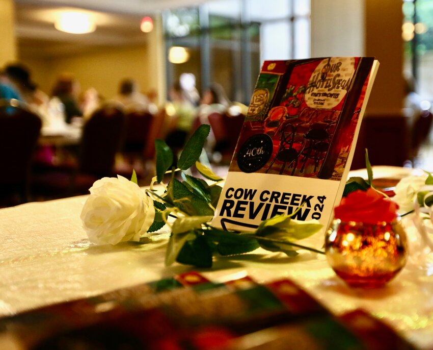 Cow Creek Review, a journal of literature and art from Pittsburg State University, held its launch event and award ceremony Thursday evening at the Wilkinson Alumni Center, marking the 40th anniversary of the literary magazine.