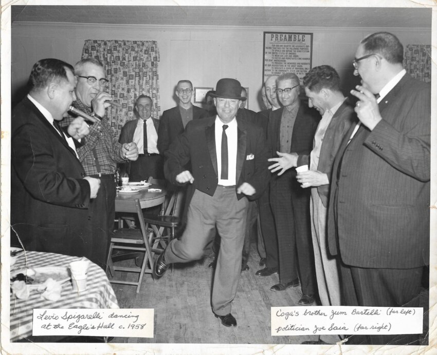 Levio Spigarelli dancing at Eagles Hall, 1958. Photo courtesy of Kathy Spigarelli&nbsp;