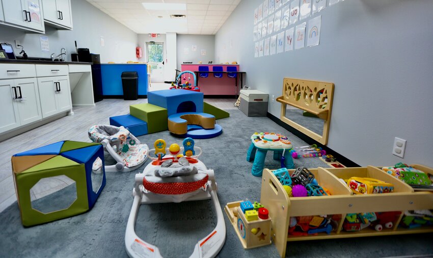 The Sonshine Childcare Learning Center, located at 681 South Hwy. 69 in Pittsburg, held an open house on Wednesday and Thursday evening to showcase the completion of its second phase, which is primarily for infants.