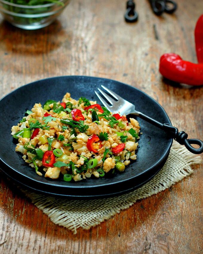 Cauliflower 'Couscous' Salad
