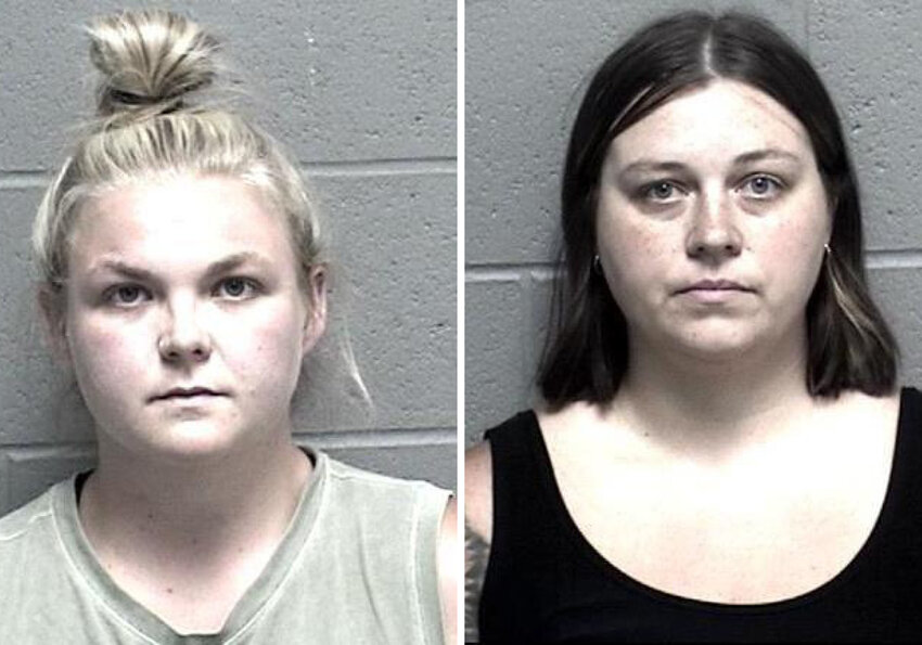 Whitney Henderson, left.   Madison Thompson, right.