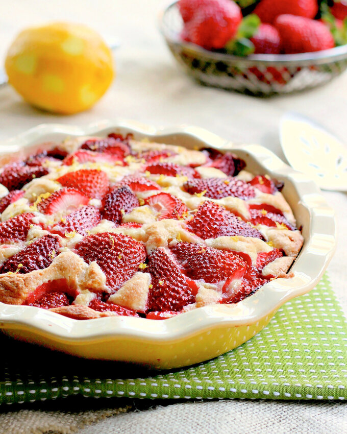 Strawberry Buttermilk Cake