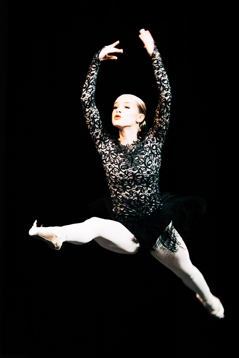 Mallory Womeldorff performs “Carmen” as choreographed by Elvira Karavaeva as part of Pittsburg Ballet’s Spring Showcase on Thursday.