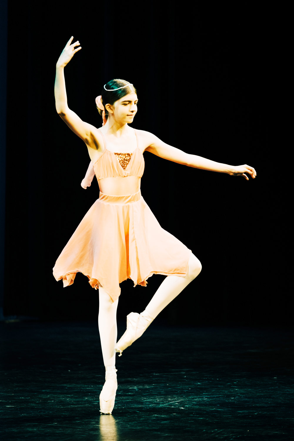 Pittsburg Ballet student Ruby Kettler performs “Talisman Variation” as choreographed by Marius Petipa as part of Pittsburg Ballet’s Spring Showcase on Thursday, May 19.