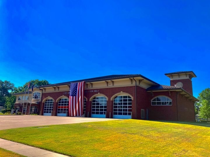 The Pittsburg Fire Department usually uses its 100-foot aerial ladder truck to display the American flag on holidays. “When that rig wasn't available, the members of the A Platoon got creative!” the Fire Department said in a Facebook post Monday. “Pride in country, pride in community, and pride in our department. Outstanding work folks. To our citizens have a safe and happy 4th of July!”