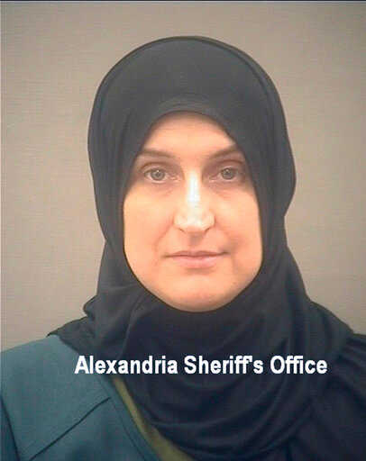 FILE - This undated photo provided by the Alexandria, Va., Sheriff's Office in January 2022 shows Allison Fluke-Ekren. Fluke-Ekren, a Kansas native convicted of leading an all-female battalion of the Islamic State group, had a long history of behavior that included sexual and physical abuse of her own children, family members said in court filings Oct. 19, 2022. (Alexandria Sheriff's Office via AP, File)