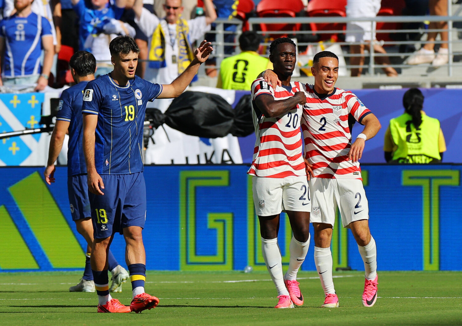 USMNT reach Round of 16 in 2026 FIFA World Cup after emphatic win over Bosnia on day four of the Round of 32