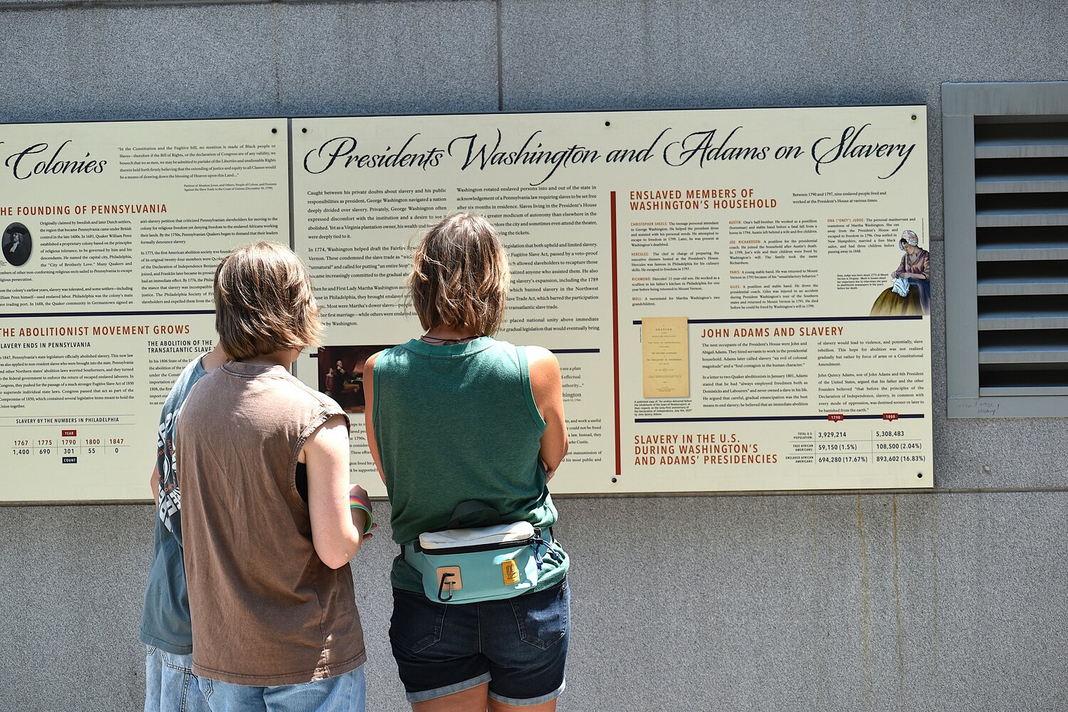 President's House slavery exhibit panels replaced amid ongoing legal fight - Metro Philadelphia