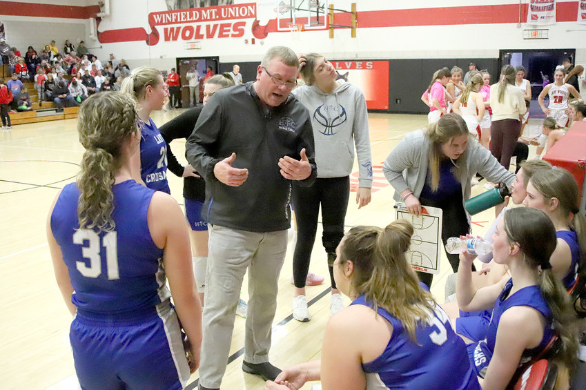 HTC girls head coach Tony Johnson has announced his resignation. Johnson took over the Lady Crusaders' program in 2014 and compiled a 133-96 record.