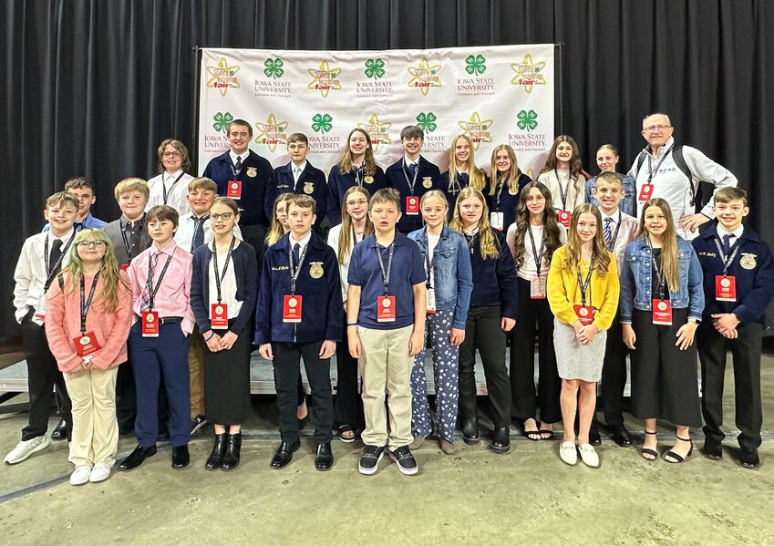 Holy Trinity sent 28 students to the State Science & Technology Fair of Iowa event last week and brought home  many awards.