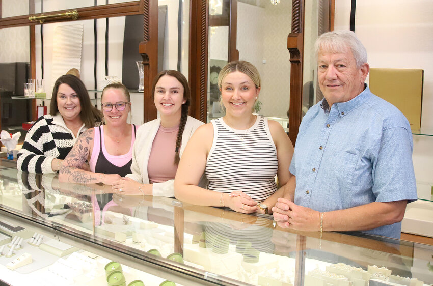 The staff at Dana Bushong Jewelers continues to greet and serve customers in Fort Madison as the business has more than 100 years serving the community.