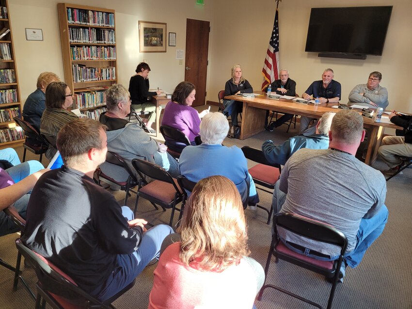 A room full of West Point residents listened to West Point's City Council and officials talk about the proposed tax rate increase Tuesday night at the West Point Public Library.