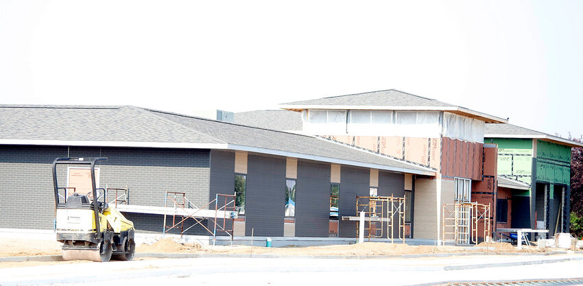 The Meller Health Center is taking shape on the city's west side. The North Lee County Community Foundation provided another $150,000 on Tuesday, bringing private donation totals to $650,000.