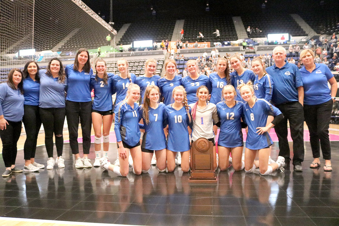 Your 2021 State Class 1A Volleyball semifinalist Holy Trinity Crusaders.