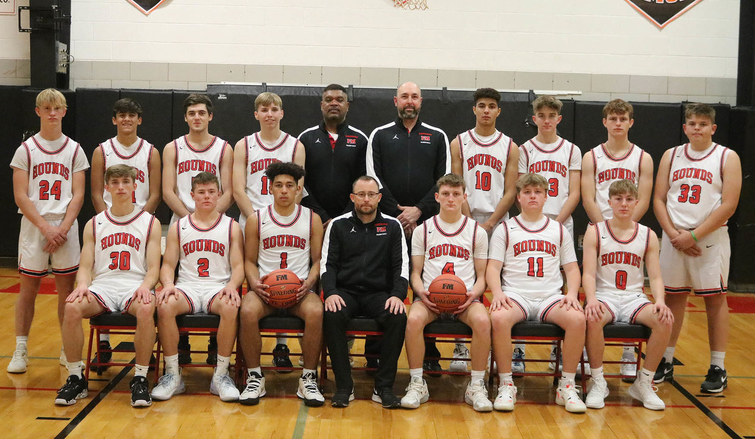 The Fort Madison Bloodhounds boy basketball team is ranked No. 2 in the state in Class 3A and got one vote as the top team in the state in the latest AP poll. PCC File photo
