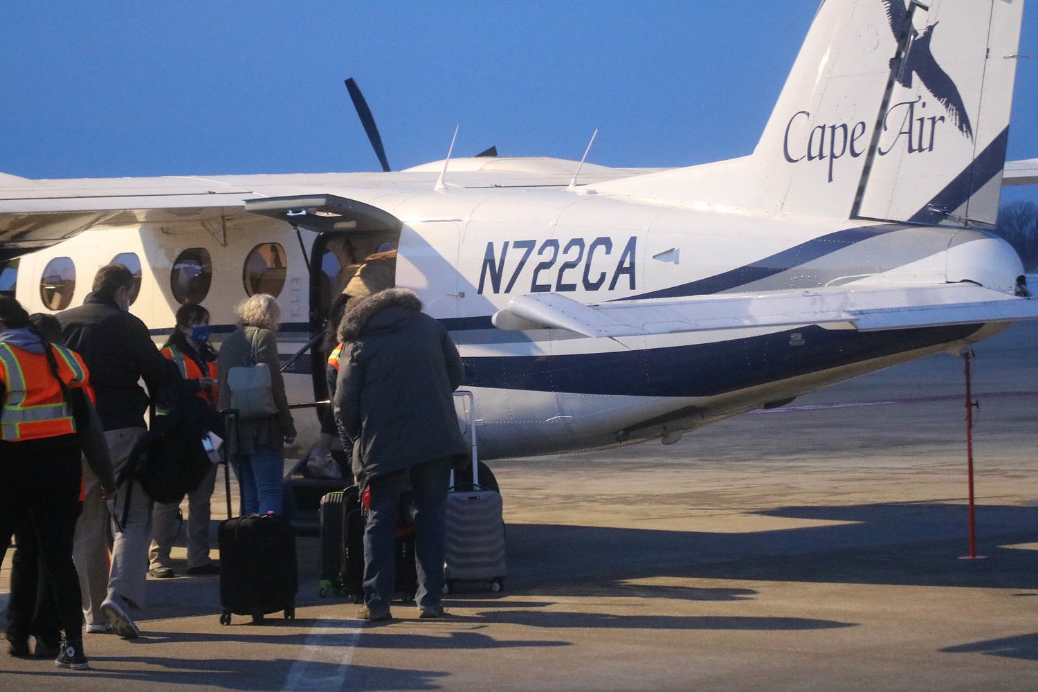 Cape Air, which began services in February, has filed a notice to end Essential Air Services out of Southeast Iowa Regional Airport in Burlington due to a pilot shortage. Photo by Chuck Vandenberg/PCC