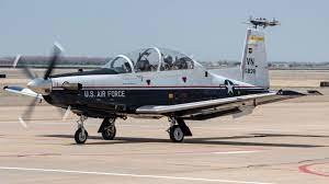T-6 single engine ejection training aircraft