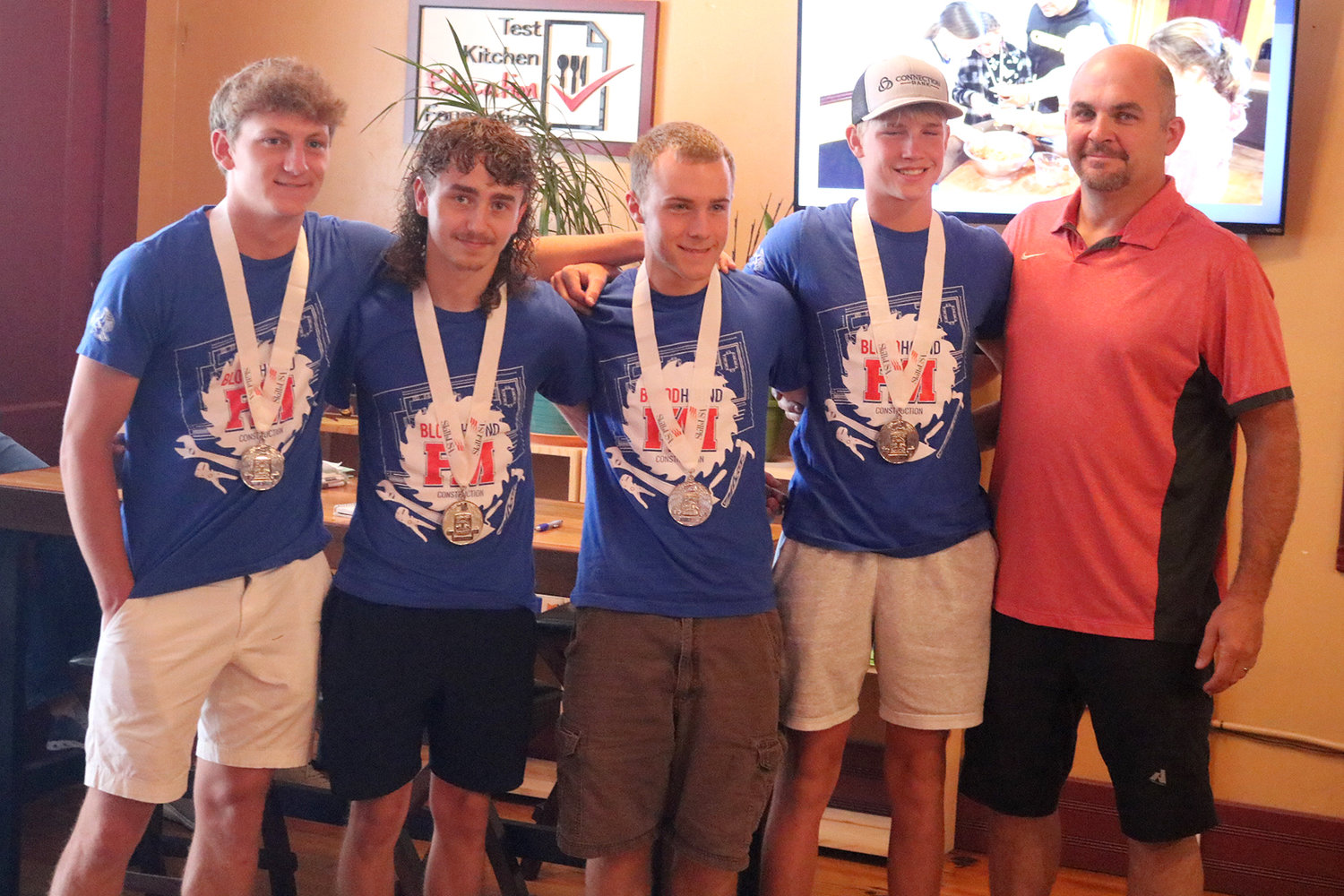 The Fort Madison High School national runner-up USA Skills Competition team was awarded silver medals Sunday at Elliott Test Kitchen.