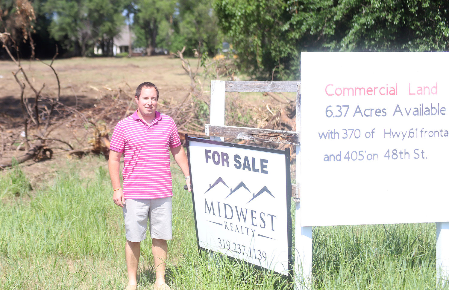 Midwest Realty Group President, Ryan Nagrocki, is working on property development at the old Fort Madison Drive-In Theater site on 48th Street. Nagrocki said he is actively engaged in conversations with potential customers for the site.