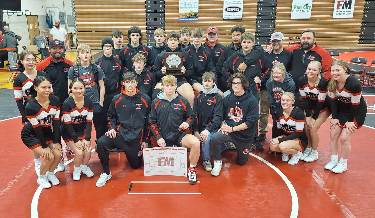 The Fort Madison Bloodhounds finished 2nd at Saturday's Fort Madison Invitational.