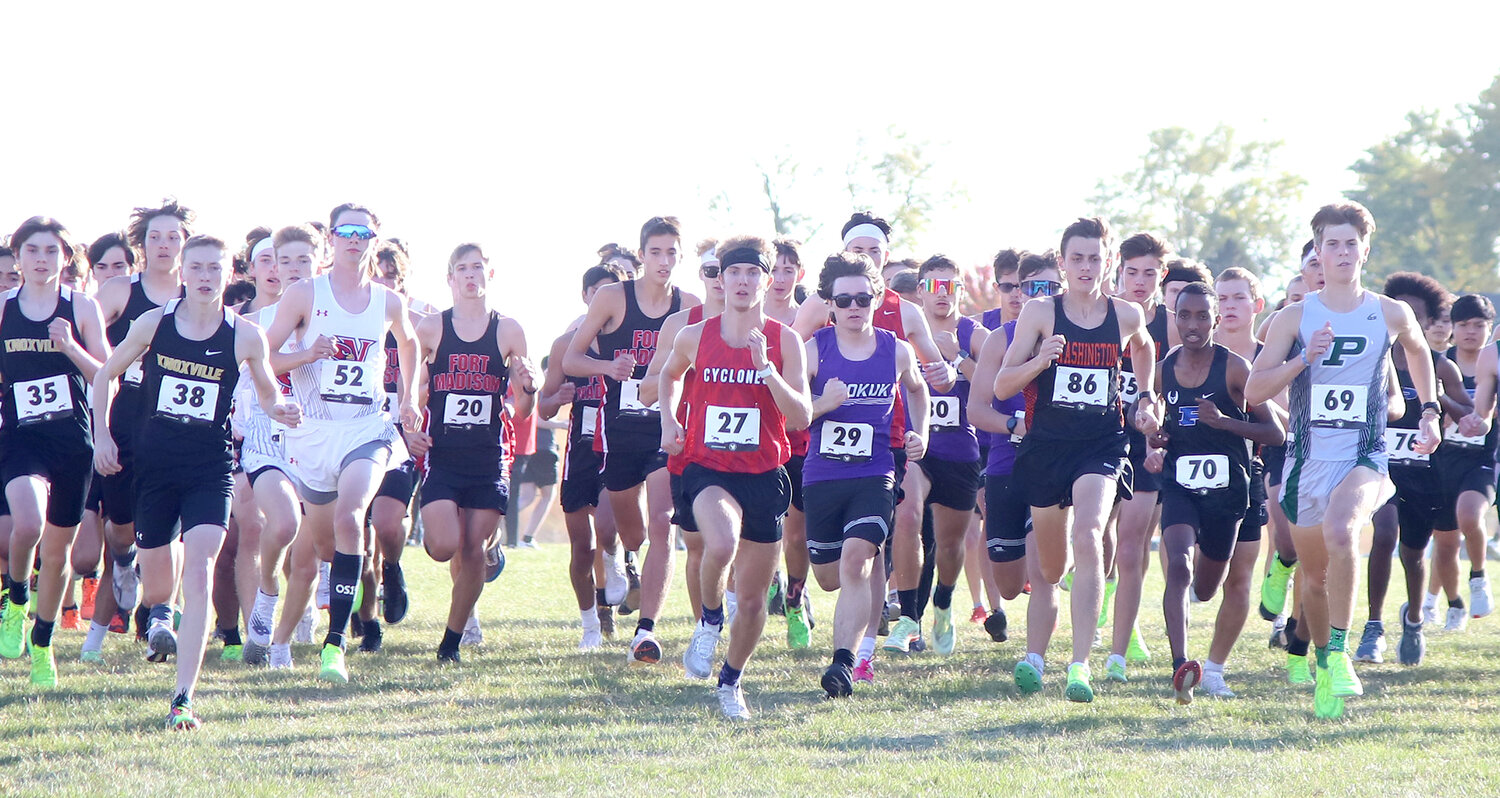 The boys' Class 3A state qualifying run gets underway in Pella early Wednesday evening. The Hounds' Jacob Shottenkirk took 6th place at the meet and was the only boy to qualify for Fort Madison.