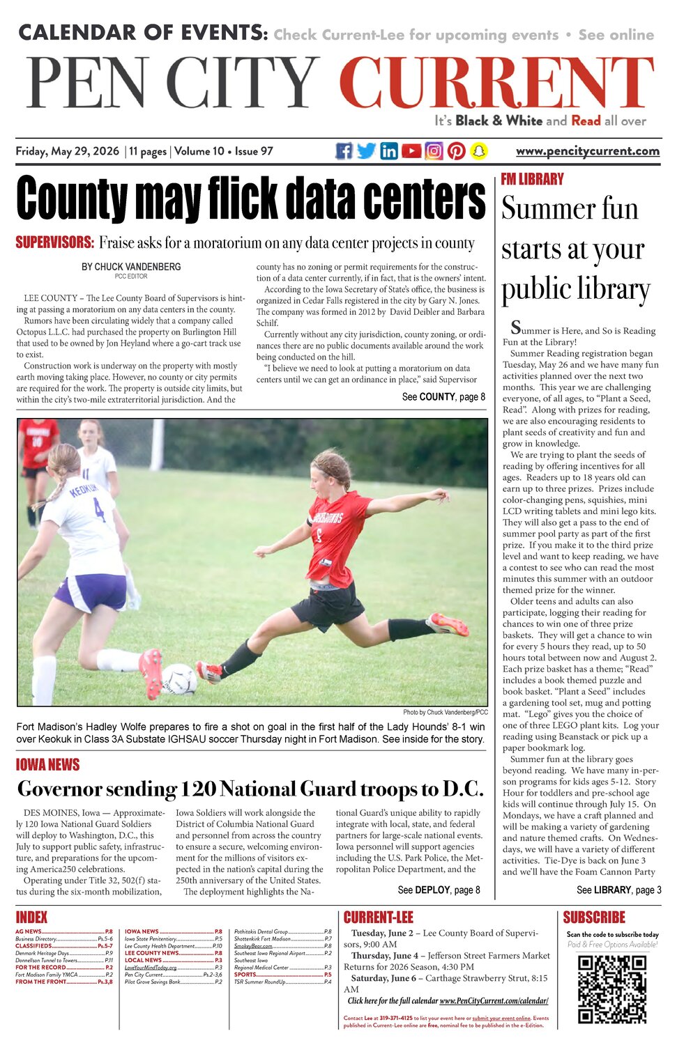 May 29, 2026 issue - Pen City Current