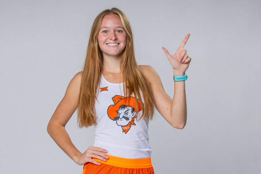Pleasant Hill senior Brooke Beck is committed to running cross country and track and field at Oklahoma State University. During her official visit, she did a photoshoot where she wore Cowgirls gear.