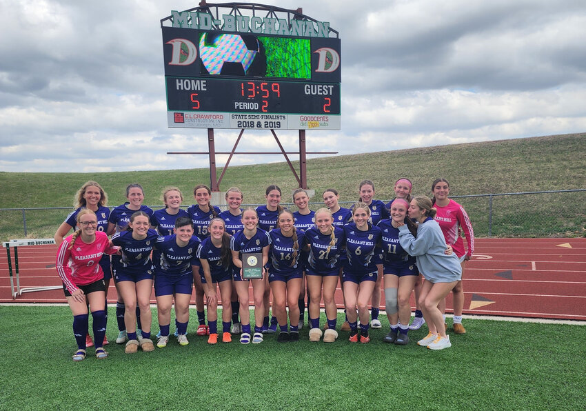 The Pleasant Hill girls soccer team won the Lady Dragon Invitational on Saturday at Mid-Buchanan. The Chicks beat Villa Duchesne, 5-2, in the championship game. They are off to a 5-0 start this season.