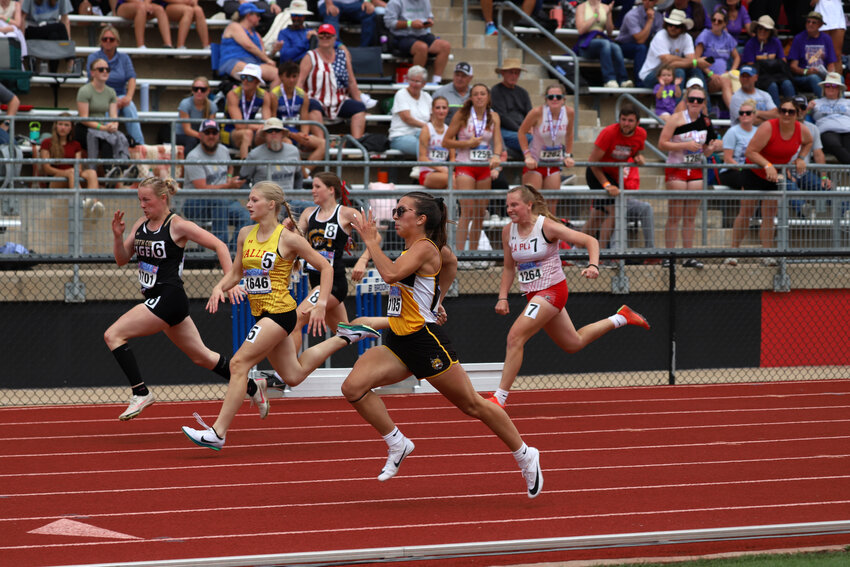 Drexel junior Grace Francis finished third in the 300-meter hurdles, 100-meter dash and the 200-meter dash at the Class 1 state meet.